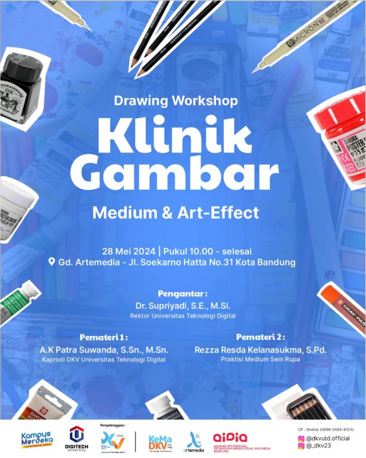 Drawing Workshop: Klinik Gambar Medium & Art-Effect